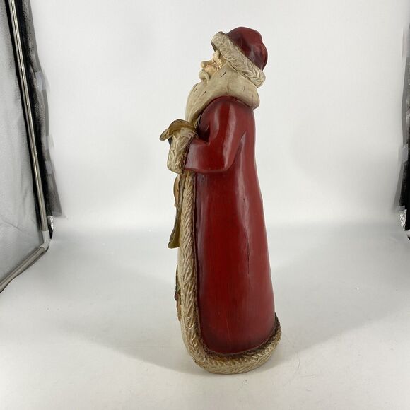 Hobby Lobby Santa Statue 16” Christmas Home Collection 2011 Heartland Holiday - Picture 3 of 6
